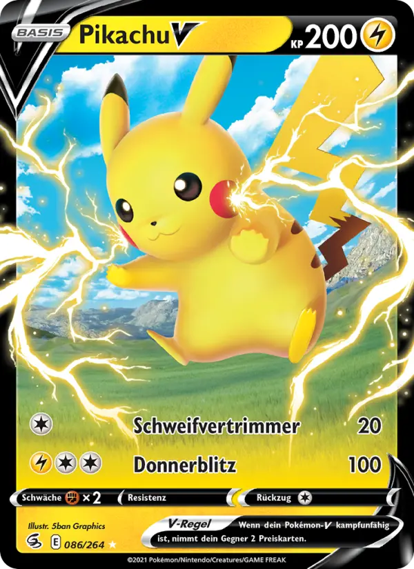 Pikachu V #086