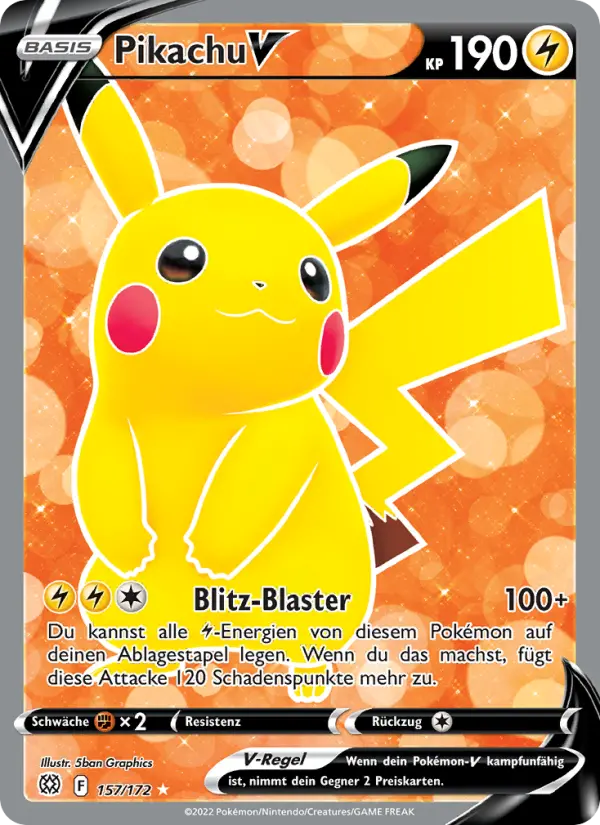 Pikachu V #157