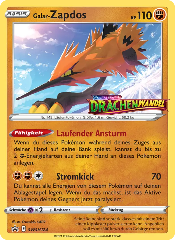 Galar-Zapdos #124 — SCSC Promokarten
