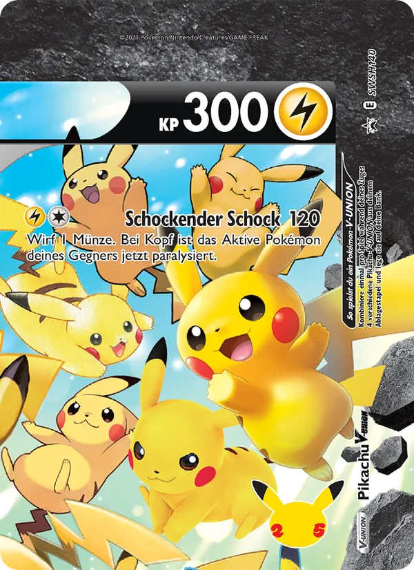 Pikachu V-UNION #140