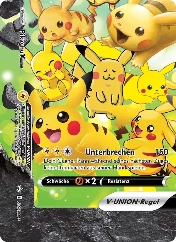 Pikachu V-UNION #141