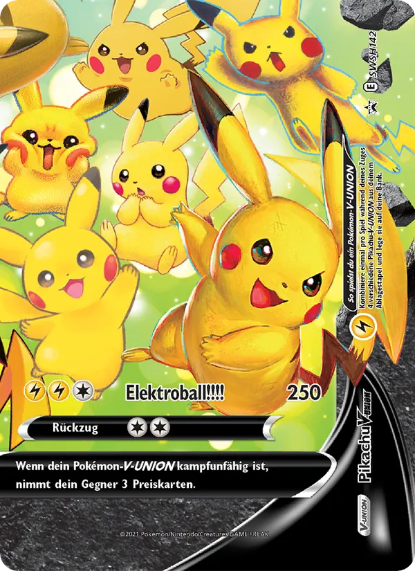 Pikachu V-UNION #142