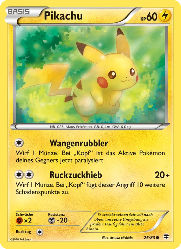 Pikachu #26 — Generationen