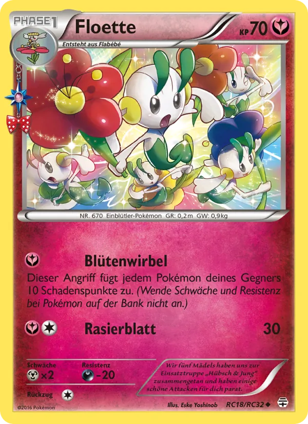 Floette #18 — Generationen (Reverse Holo)