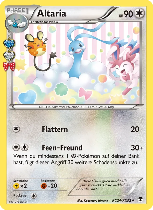 Altaria #24 — Generationen (Reverse Holo)