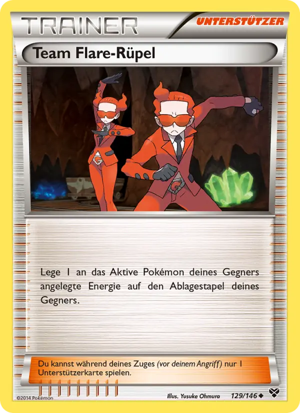 Team Flare-Rüpel #129 — XY