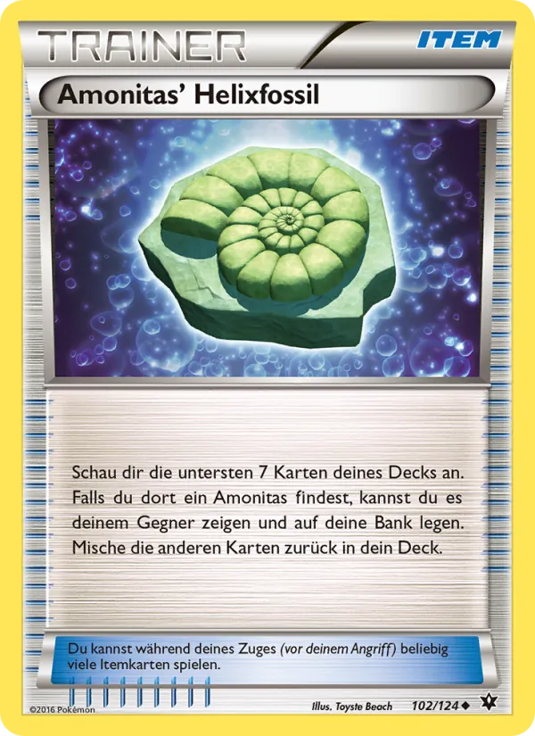 Amonitas Helixfossil #102
