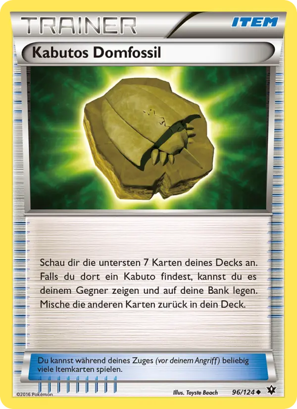 Kabutos Domfossil #96 — Schicksalsschmiede (Reverse Holo)