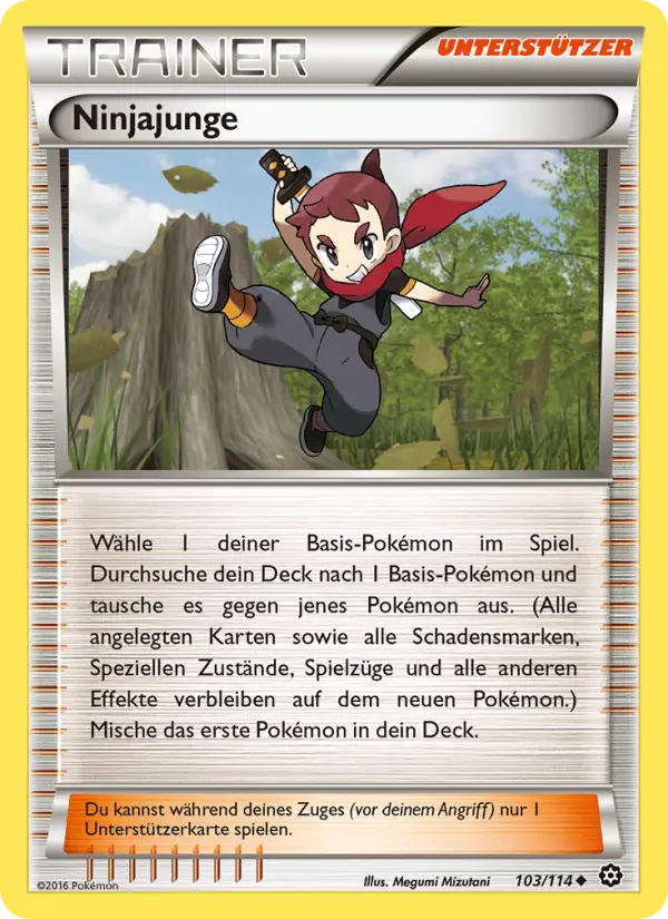 Ninjajunge #103 — Dampfkessel (Reverse Holo)