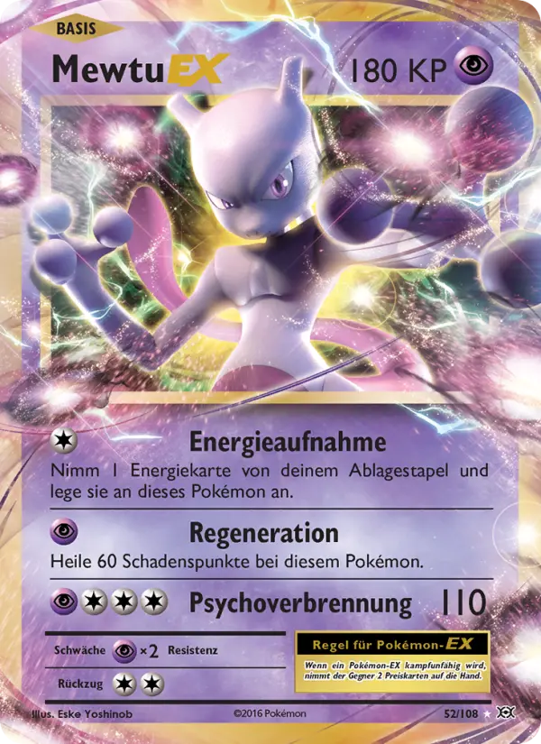 Mewtwo EX #52