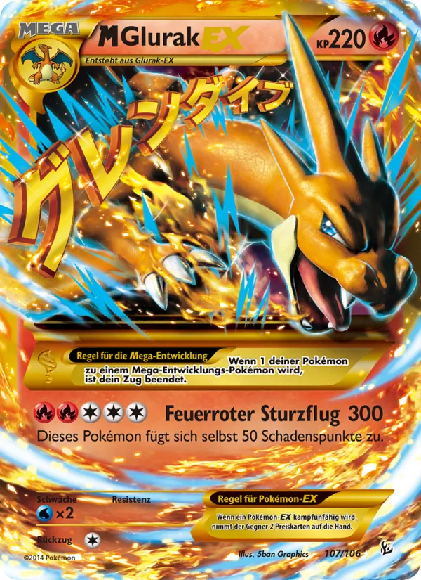 M-Glurak EX #107
