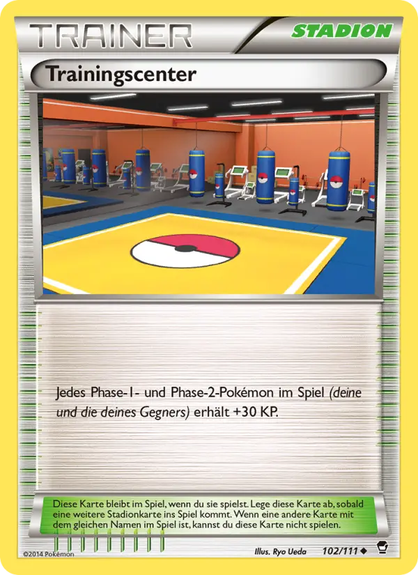 Trainingscenter #102 — Fliegende Fäuste (Reverse Holo)