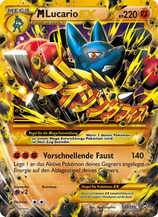 M Lucario EX #113