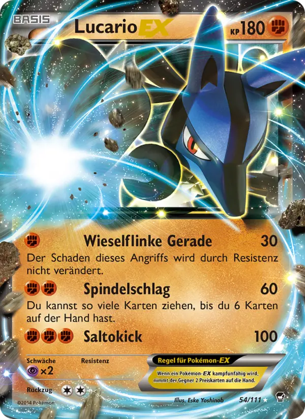 Lucario EX #54