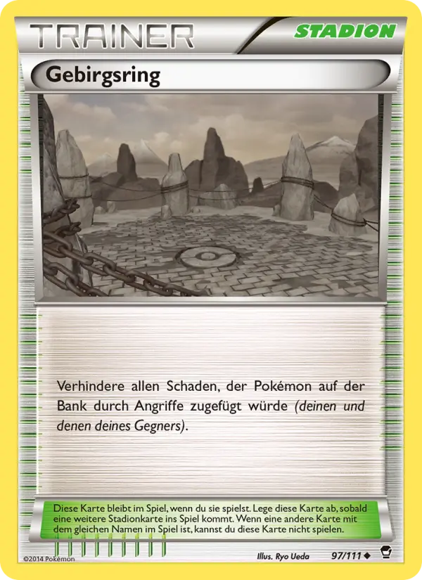 Gebirgsring #97 — Fliegende Fäuste (Reverse Holo)