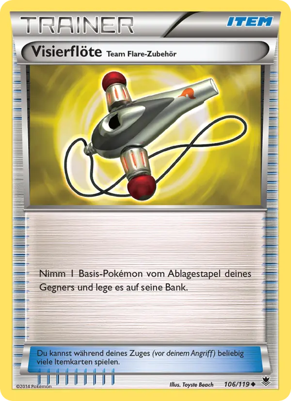 Visierflöte Team Flare-Zubehör #106