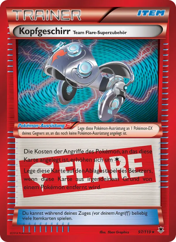 Kopfgeschirr Team Flare-Superzubehör #97
