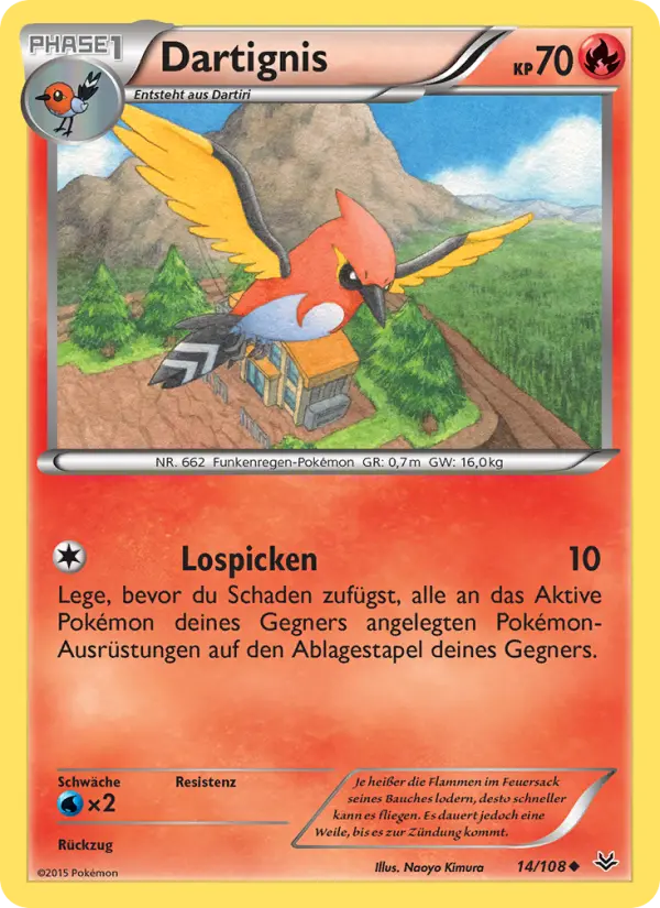 Dartignis #14 — Drachenleuchten (Reverse Holo)