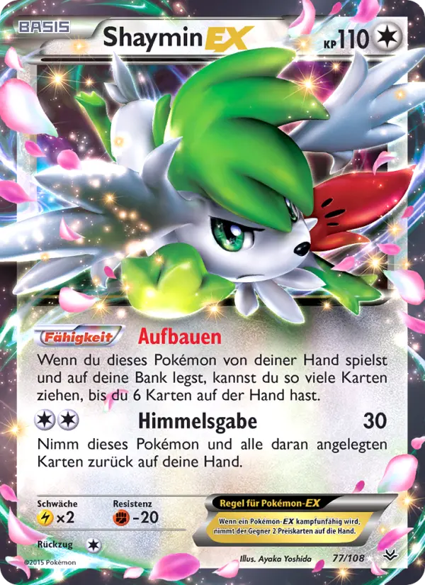 Shaymin EX #77 — Drachenleuchten