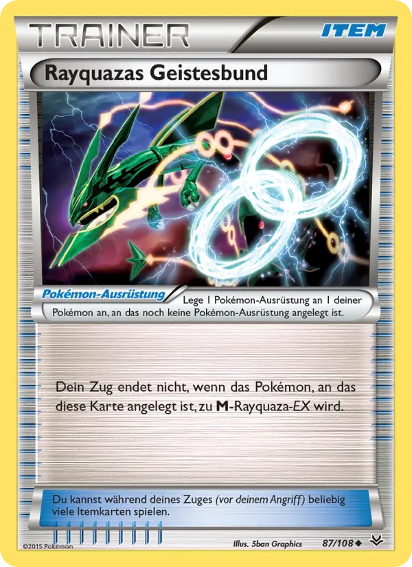 Rayquazas Geistesbund #87 — Drachenleuchten (Reverse Holo)