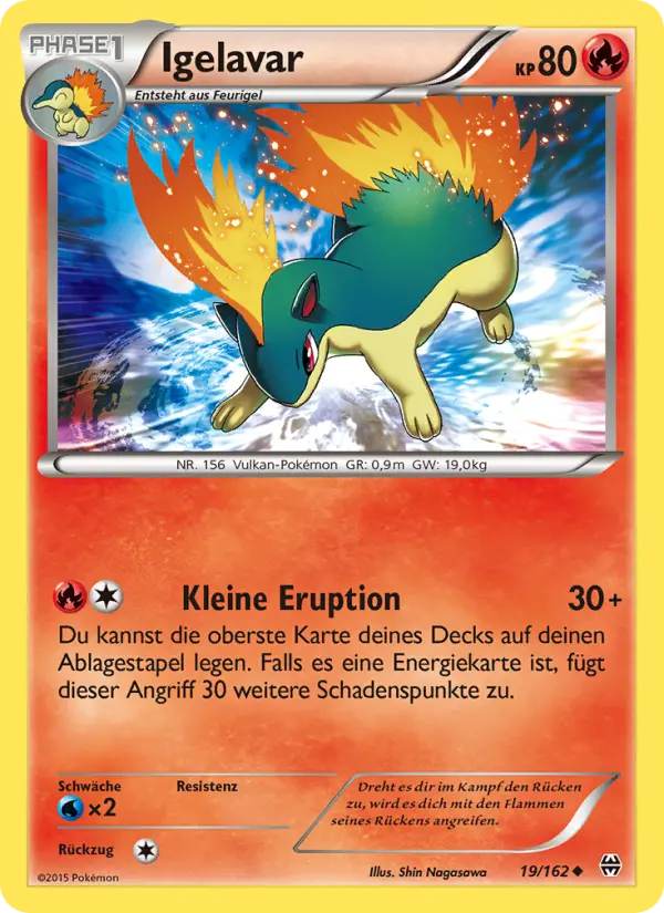 Igelavar #19 — TURBOstart (Reverse Holo)