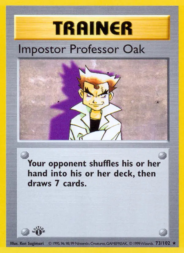 Imposter Professor Oak #73 — Base Set