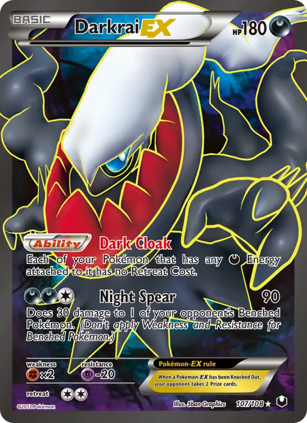 Darkrai EX #107