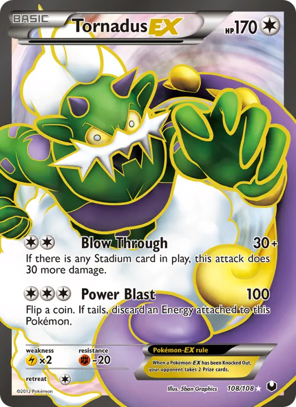 Tornadus EX #108