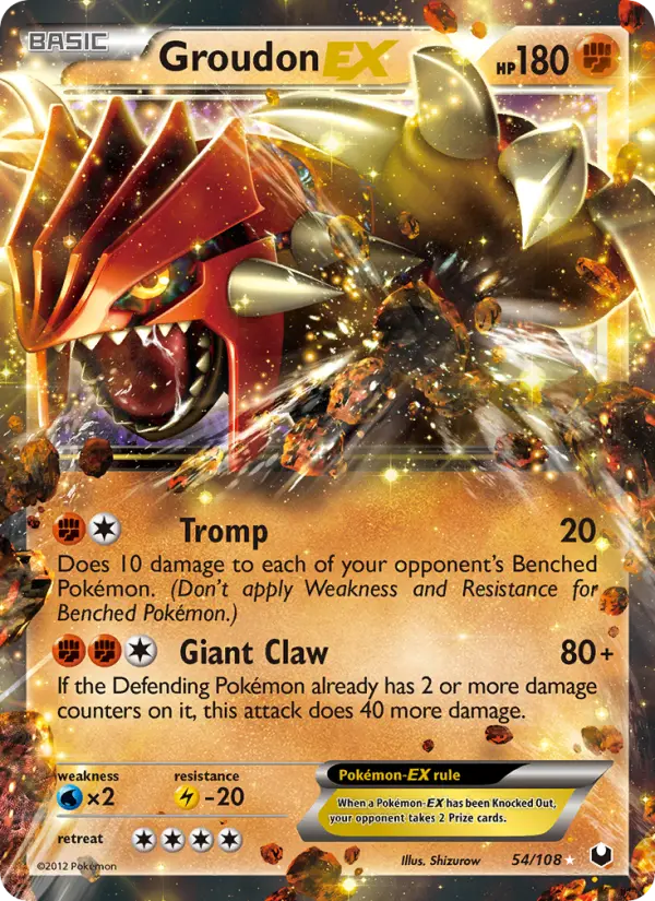 Groudon EX #54