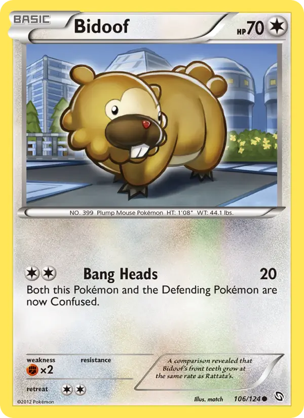 Bidoof #106