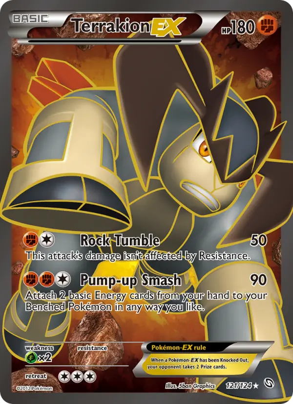 Terrakion EX #121