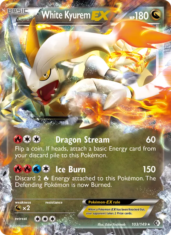 White Kyurem EX #103