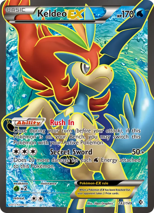 Keldeo EX #142
