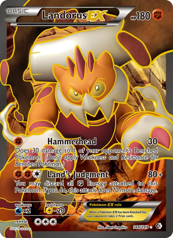 Landorus EX #144
