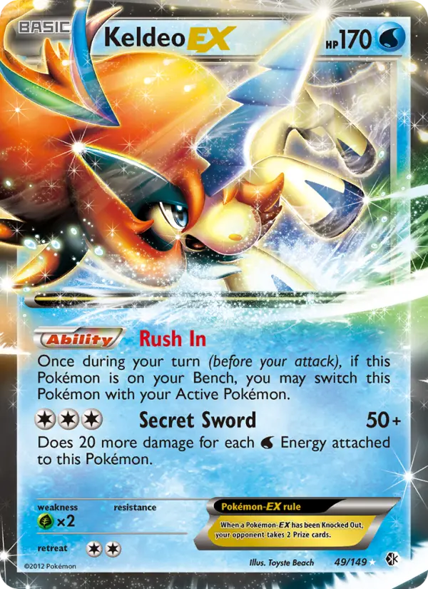 Keldeo EX #49