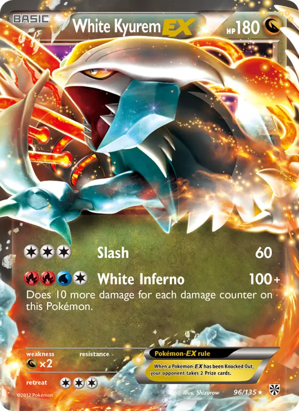 White Kyurem EX #96