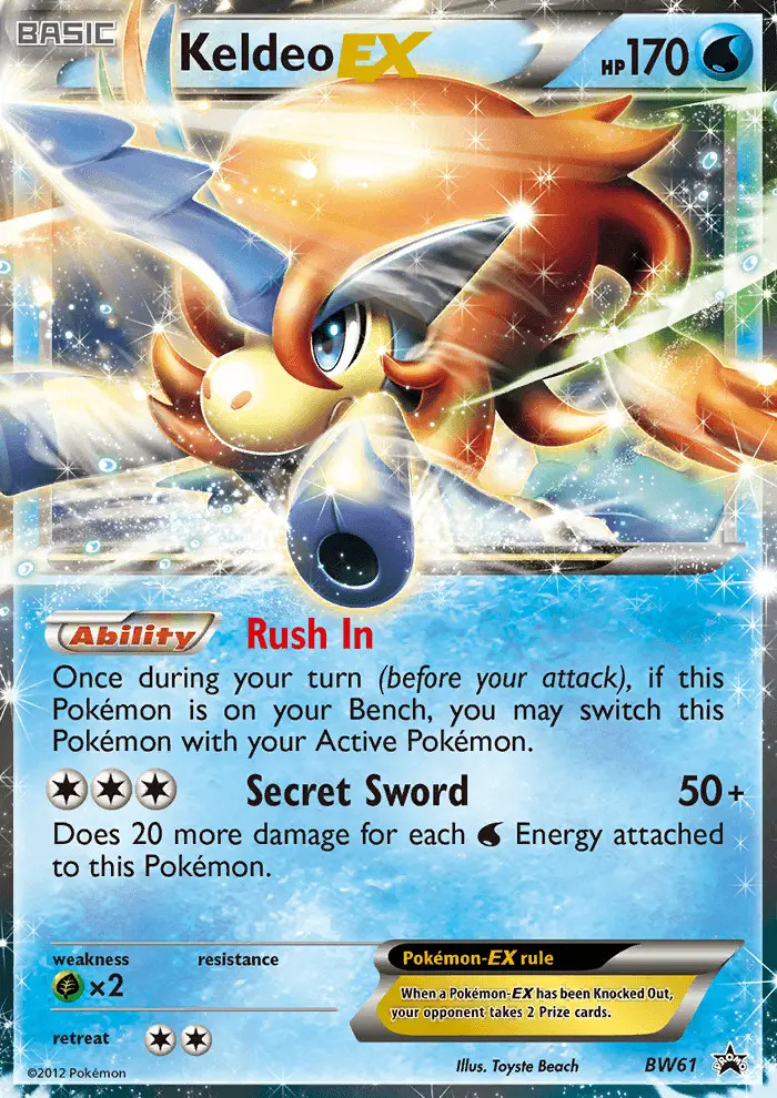 Keldeo EX #61