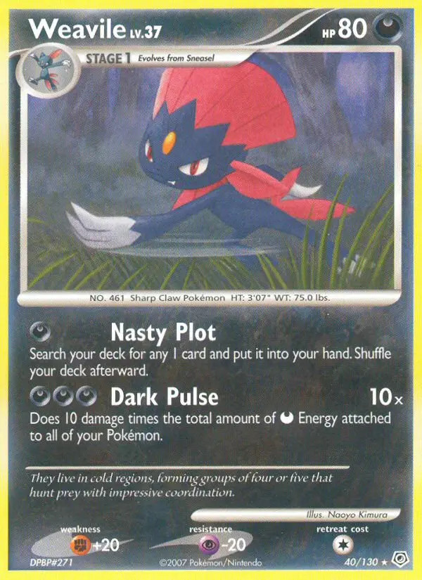 Weavile Lv.37 #40