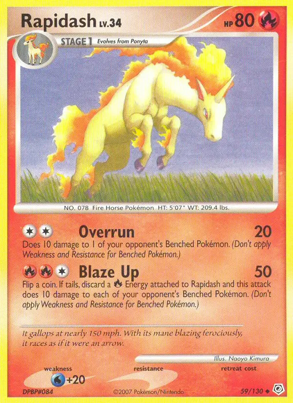 Rapidash Lv.34 #59