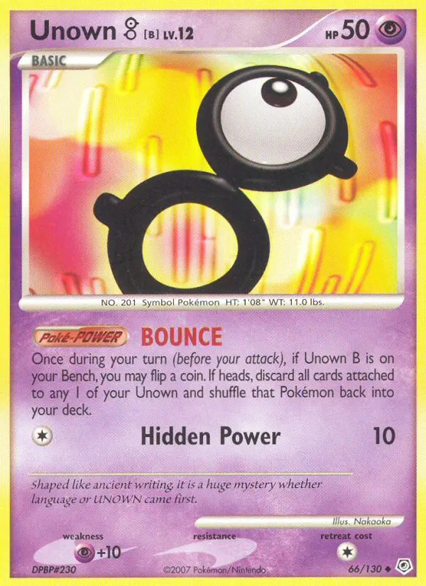 Unown [B] Lv.12 #66