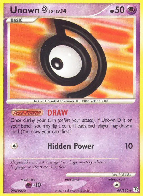 Unown [D] Lv.14 #68