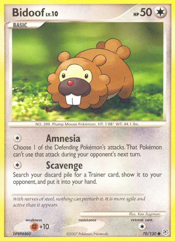 Bidoof Lv.10 #70