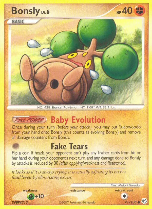Bonsly Lv.6 #71