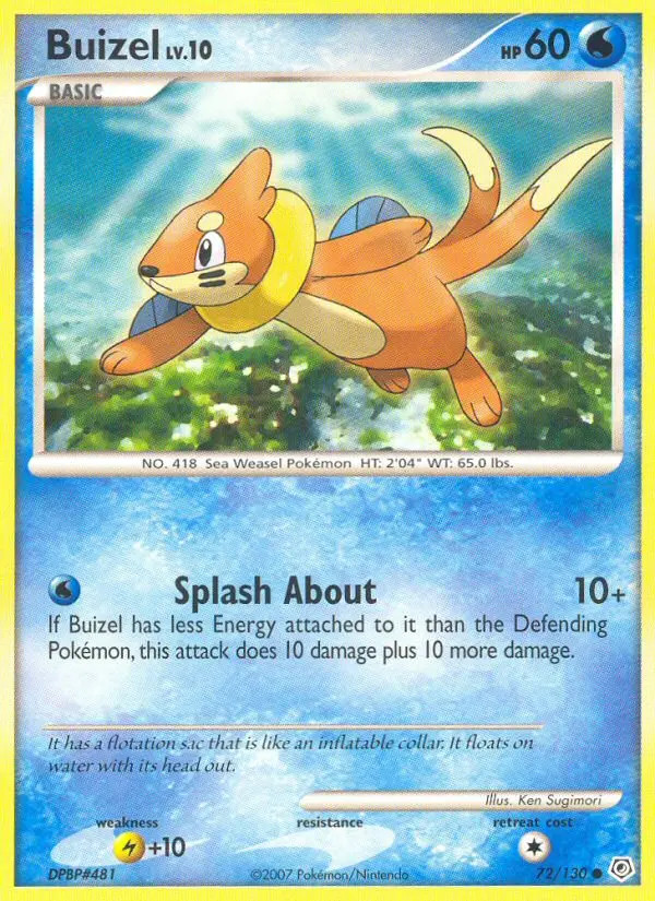 Buizel Lv.10 #72