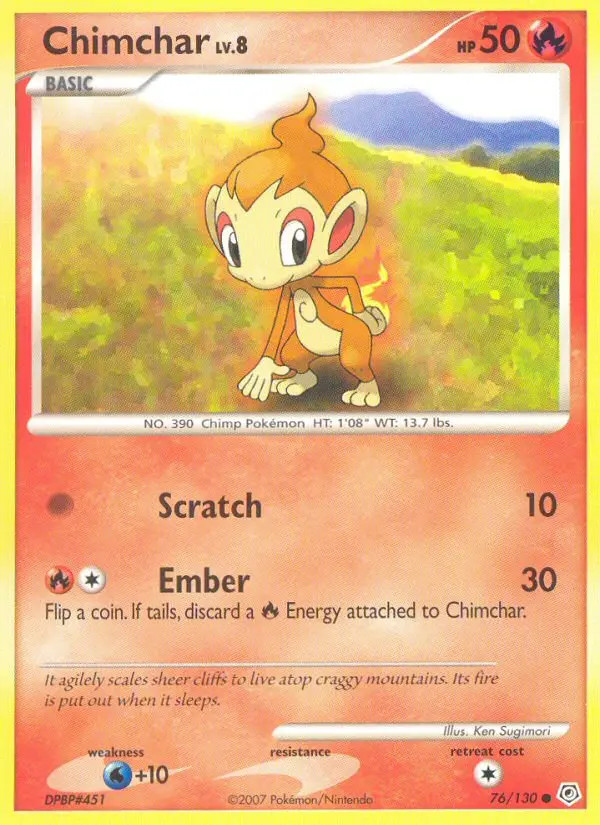 Chimchar Lv.8 #76