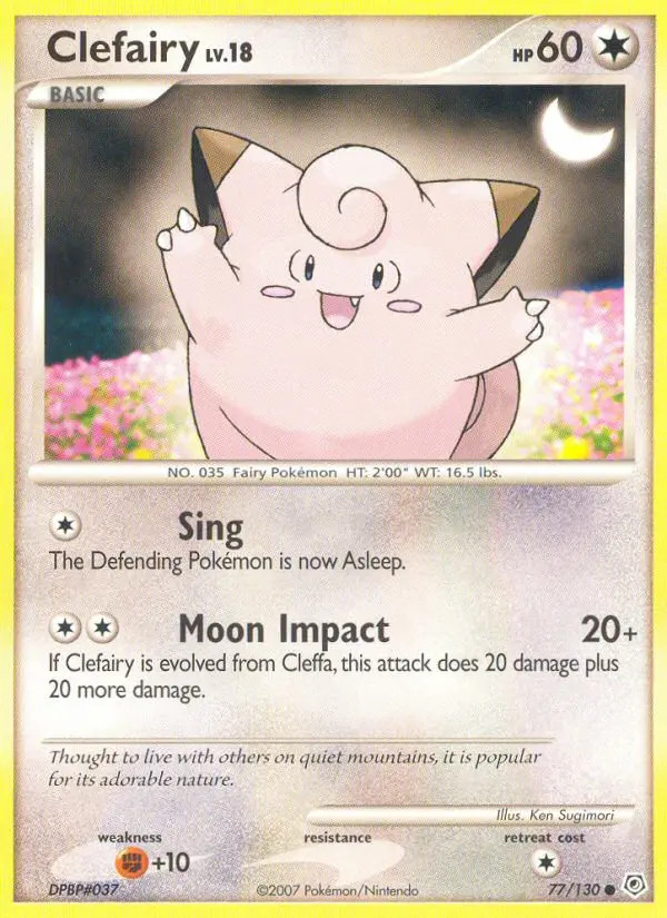 Clefairy Lv.18 #77