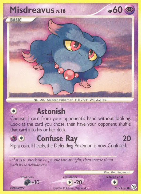 Misdreavus Lv.16 #91