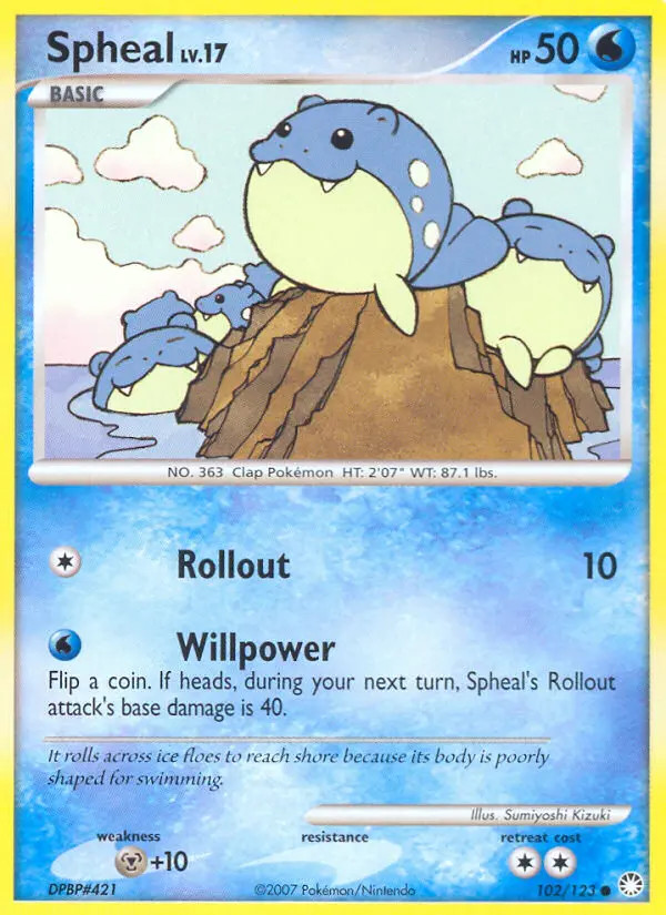 Spheal Lv.17 #102