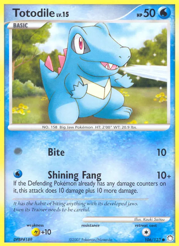 Totodile Lv.15 #106