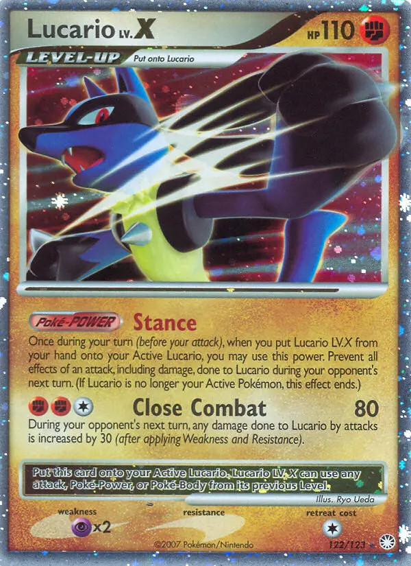 Lucario LV.X #122